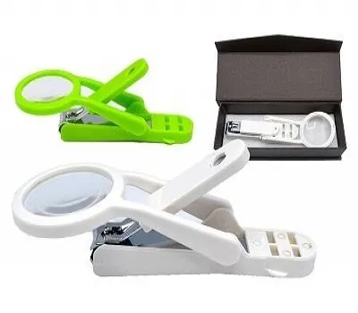 미니 돋보기 손톱깎이