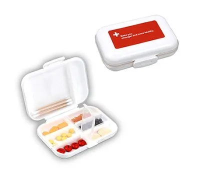 휴대용 사각 약통케이스