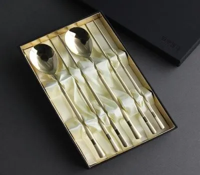 뱀부 골드 수저 2인용 고급합지케이스