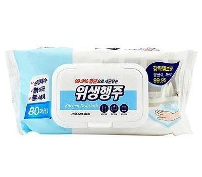 항균으로 세균닦는 위생행주 80매