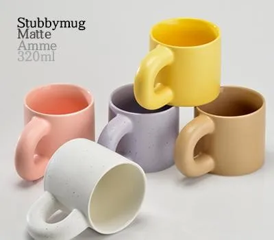 뭉툭머그 무광엠므 320ml 11온스