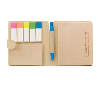 크라프트 미니수첩메모_5색플래그형